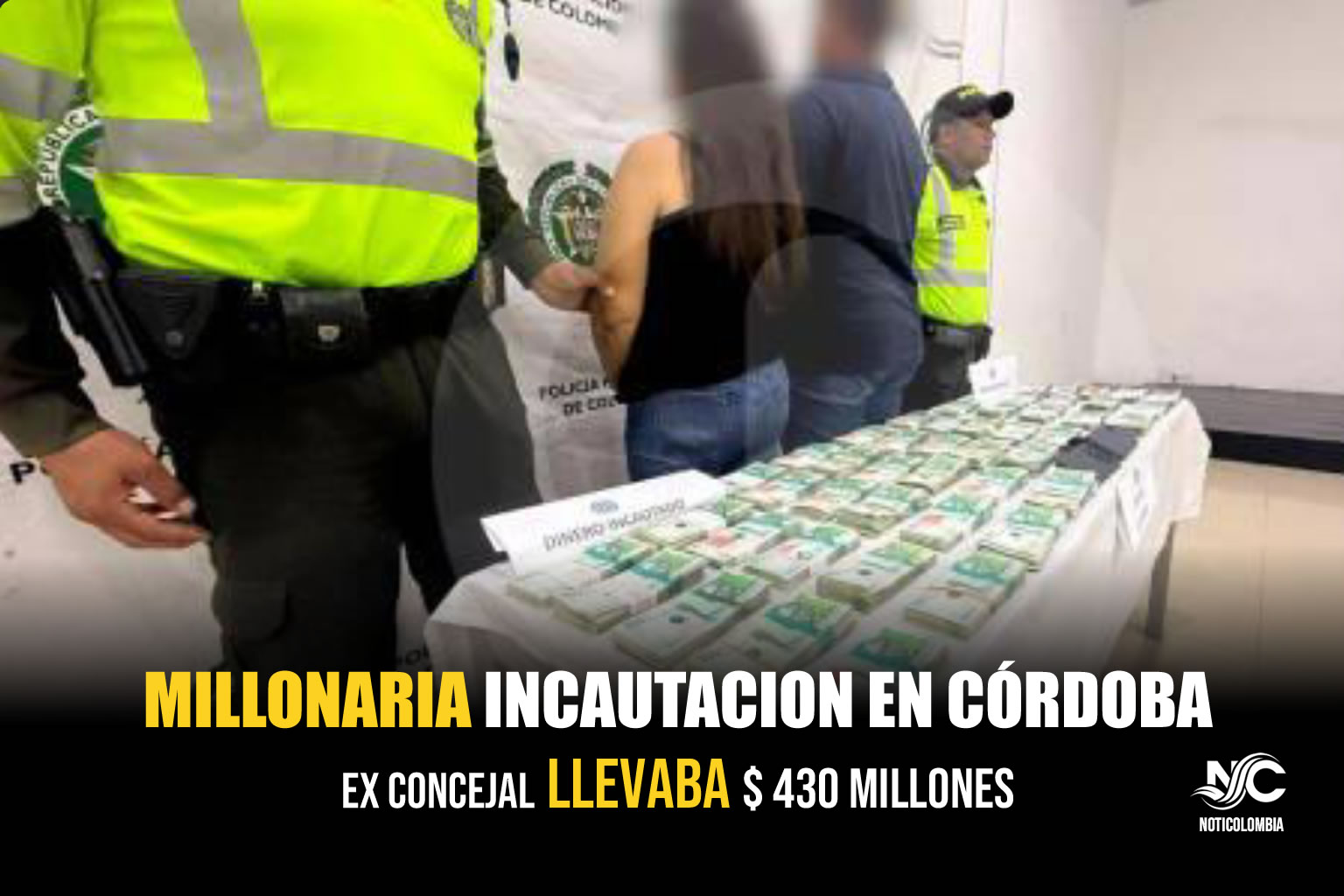 Millonaria incautacion