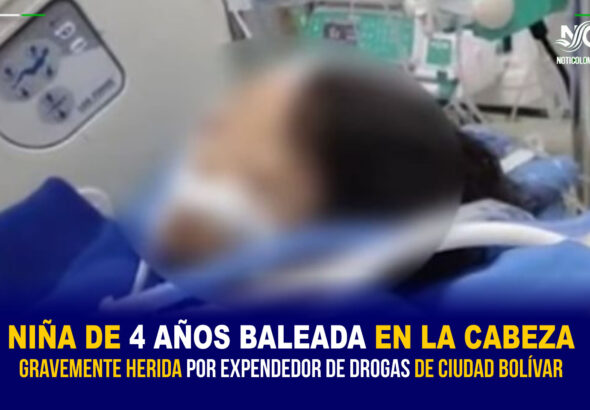 niña de 4 años baleada