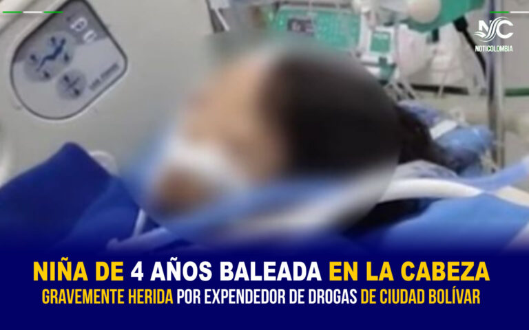 niña de 4 años baleada